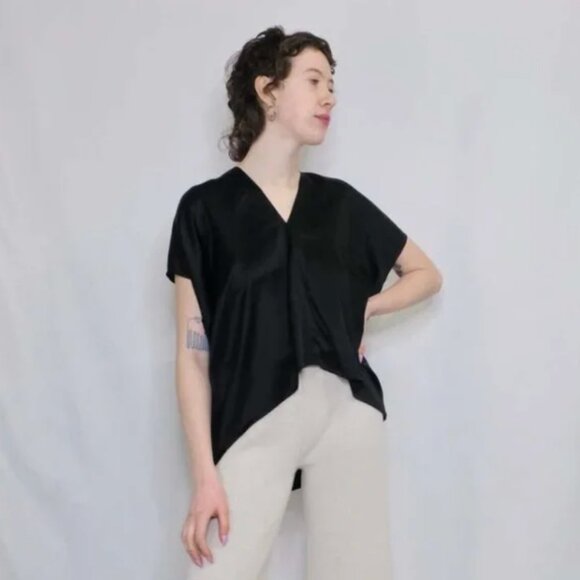 Miranda Bennett Studio Everyday Silk Charmeuse Top Size Medium - Picture 1 of 10